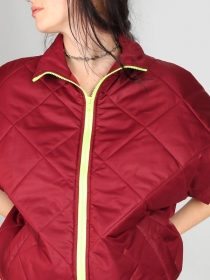  Veste matelass&eacute;e sans manche Bordeaux