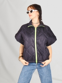 Veste matelass&eacute;e sans manche Navy