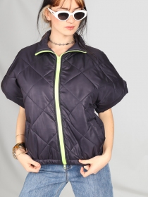 Veste matelass&eacute;e sans manche Navy