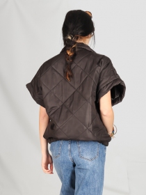  Veste matelass&eacute;e sans manche Noir