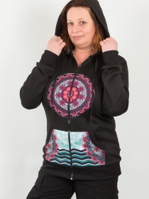 Veste Patch Mandala Noir