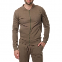 Veste zippée DESATA Kaki